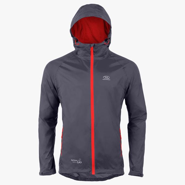 Picture of Stow & Go Packaway Jacket Charcoal